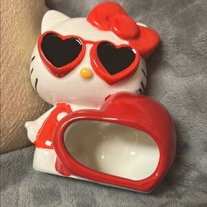 Hello Kitty Heart Sunglasses Ceramic Sponge holder